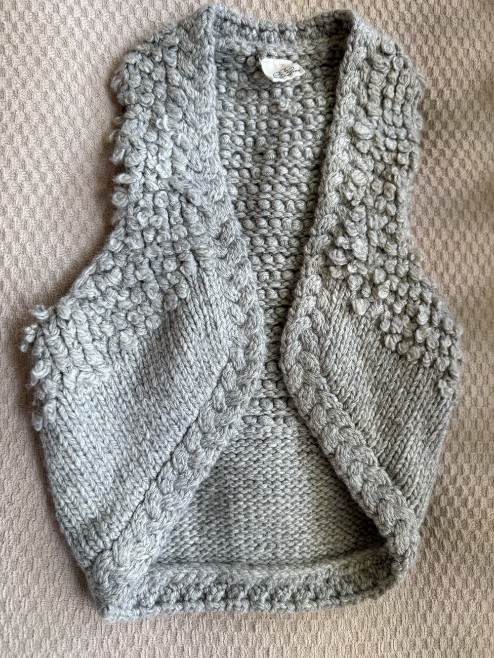 NWOT Egg by Susan Lazar Knit Sweater Vest 18M